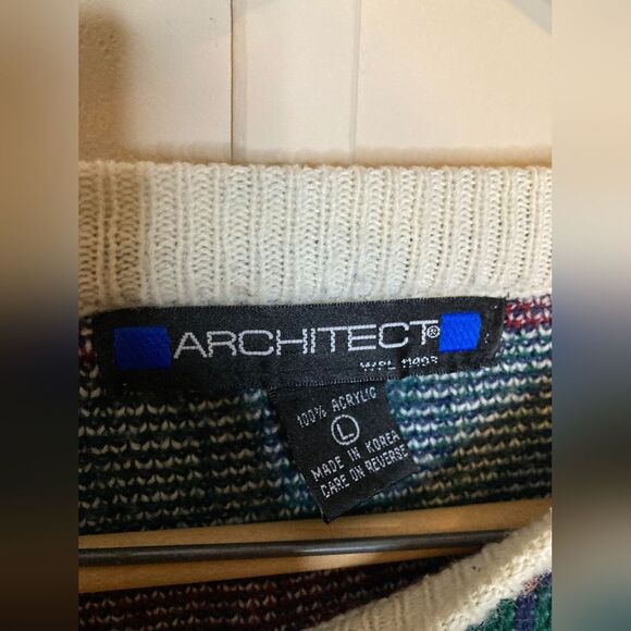 Vintage Architect Sweater, Unisex Size L - Picture 2 of 3